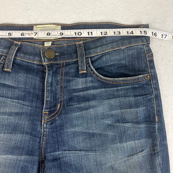 Current Elliot The Stiletto Skinny Jean Townie Whiskering SZ 28 Designer Denim - Picture 3 of 12